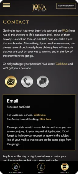 Joka VIP Room Login Australia